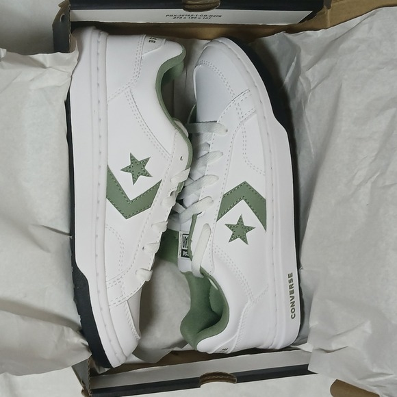 Converse Pro Blaze V2 Shoes - White / Foothill Green - Mens 6/Wmns 7.5 - Picture 3 of 8
